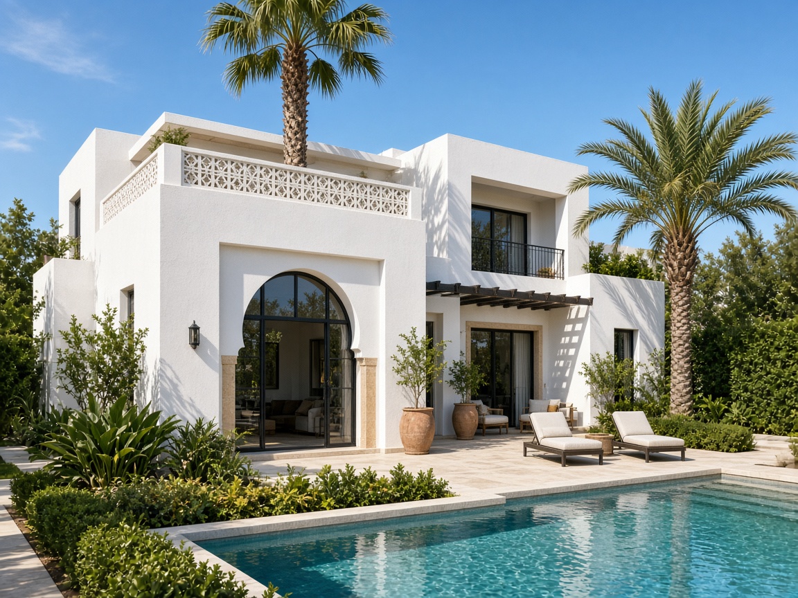 Villa contemporaine avec jardin — Anfa